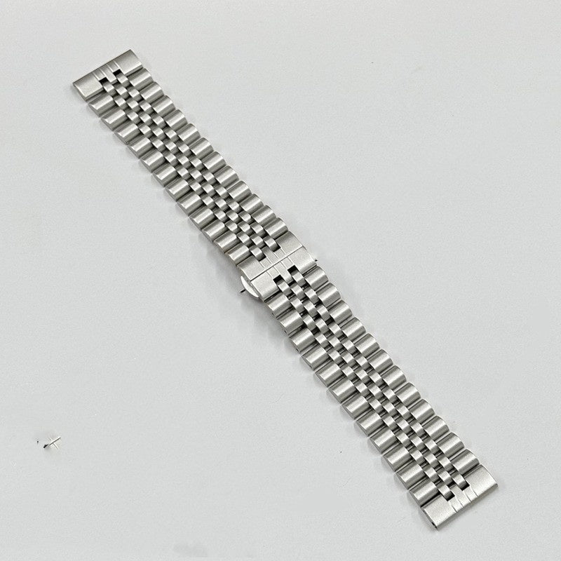 Anillo de vaca de cinco cuentas con correa de acero inoxidable macizo