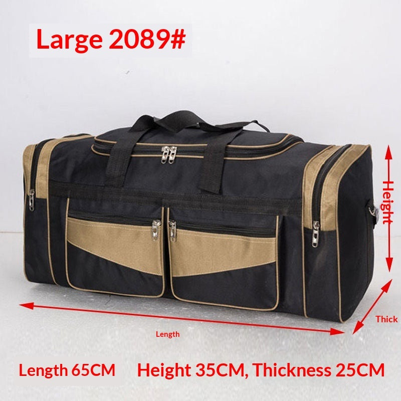 Bolso de mano portátil, sencillo y de gran capacidad para hombre