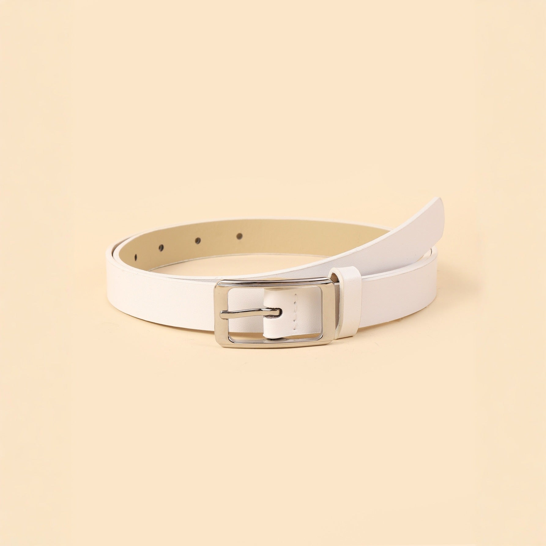 Cinturón de aleación minimalista de moda con hebilla versátil