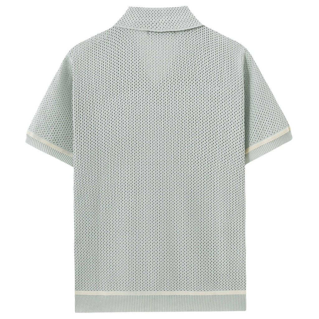 Top de punto calado informal de verano para hombre