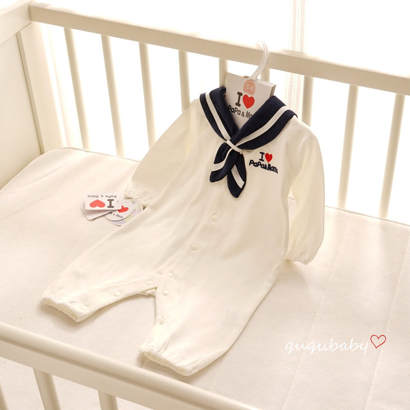 Ropa de bebé estilo marino Ropa para recién nacidos Monos de bebé
