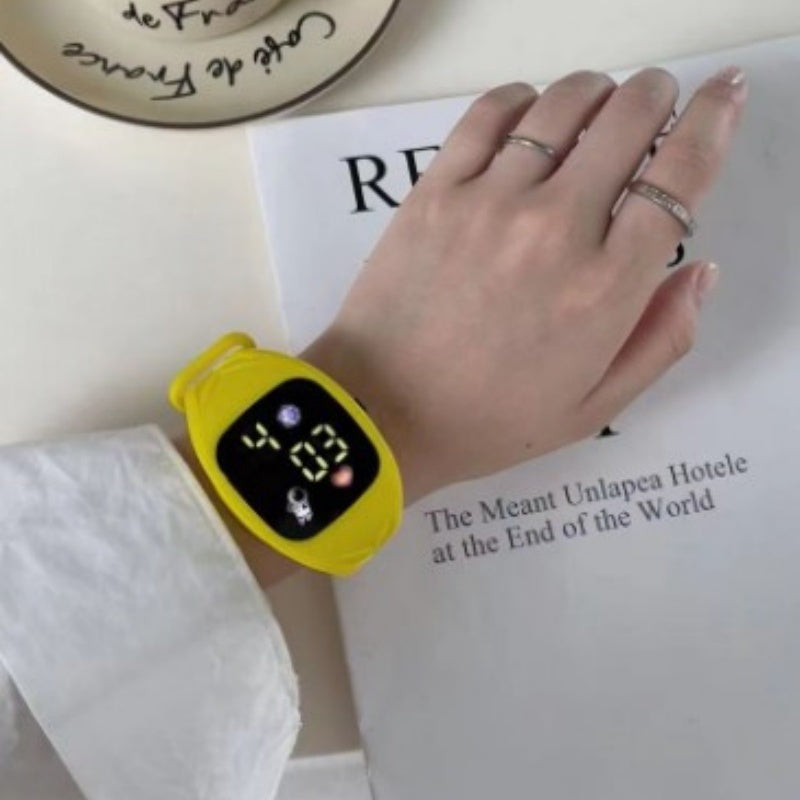 Reloj electrónico inteligente, moderno, elegante y minimalista para niños y niñas.