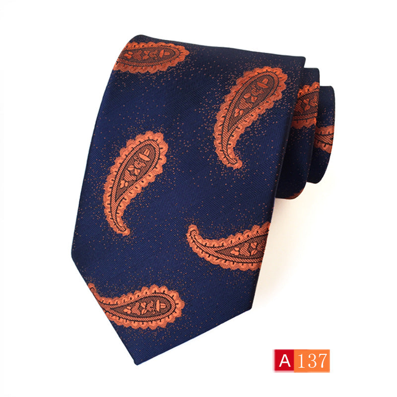 Corbata de jacquard de poliéster para hombre, informal y formal