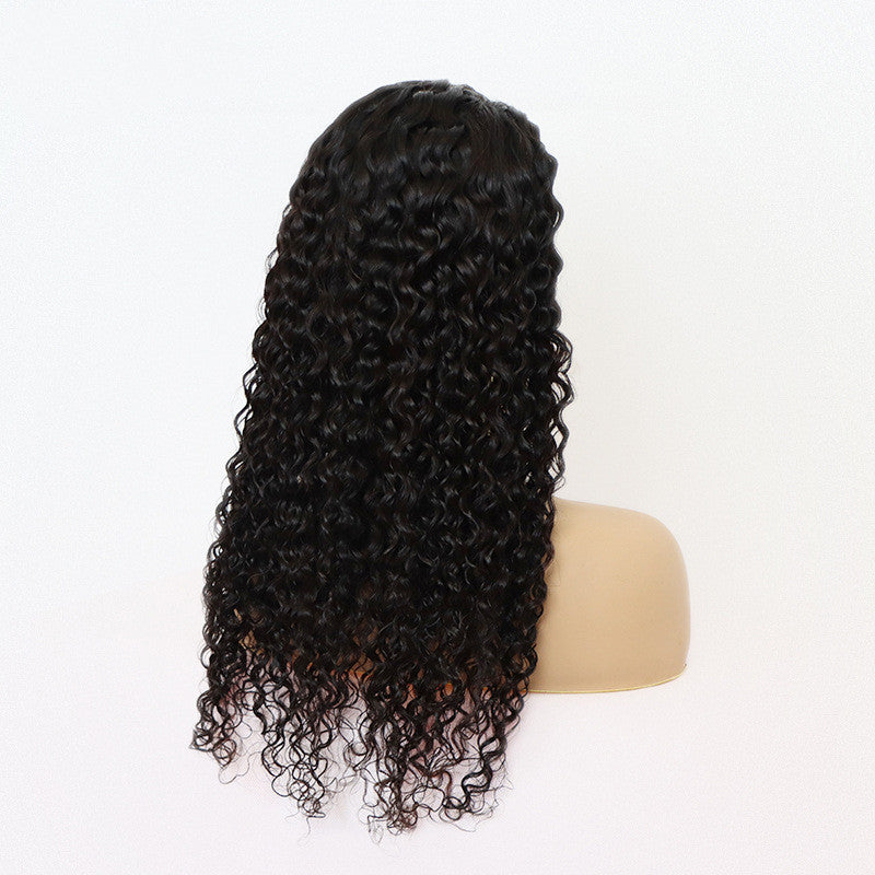 Pelucas de cabello humano con diadema y ondas al agua brasileñas