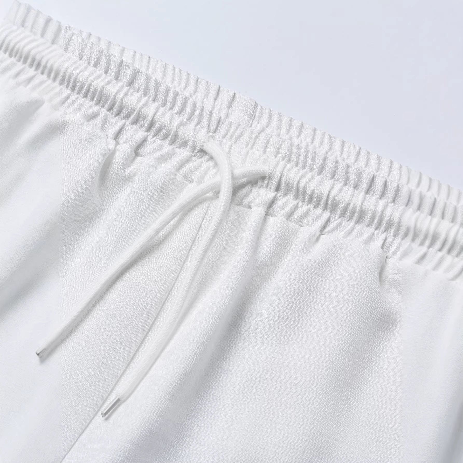 Men's Casual Formal Shirt And Shorts Set