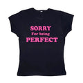 Womens Crew-neck Printed Set-in-shoulder Slim-fit Short-sleeve Top