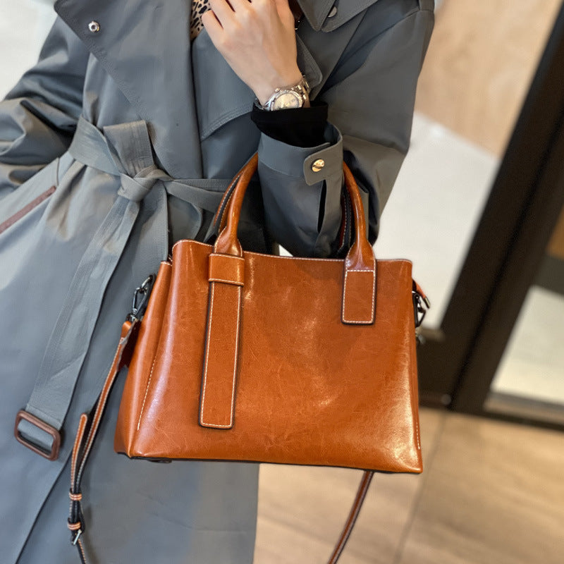 Bolso bandolera y de hombro para mujer, elegante, versátil y de gran capacidad.