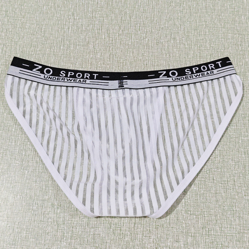 Ropa interior ligera y de lujo para hombre, suave, cómoda y transparente.