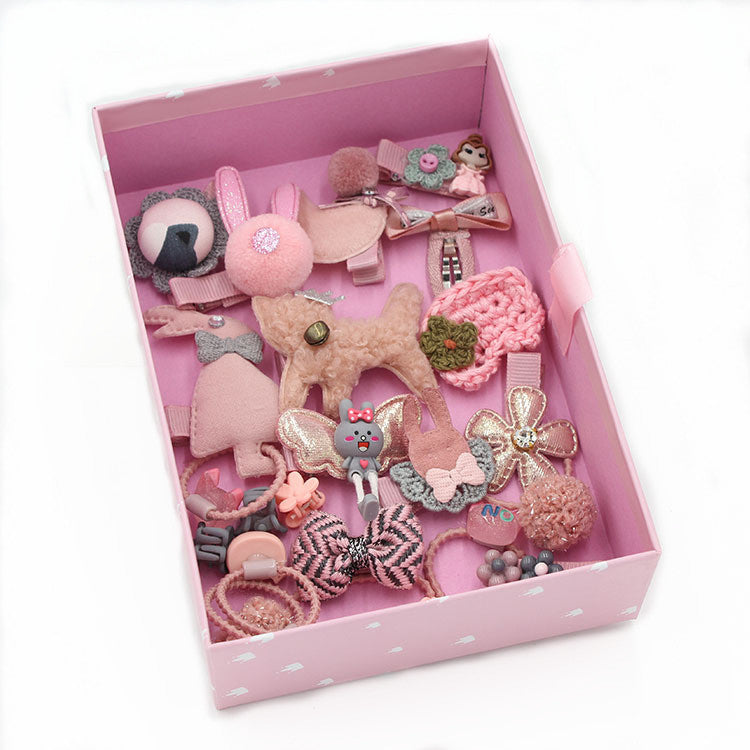 Juego de 24 accesorios para el cabello de princesas de dibujos animados