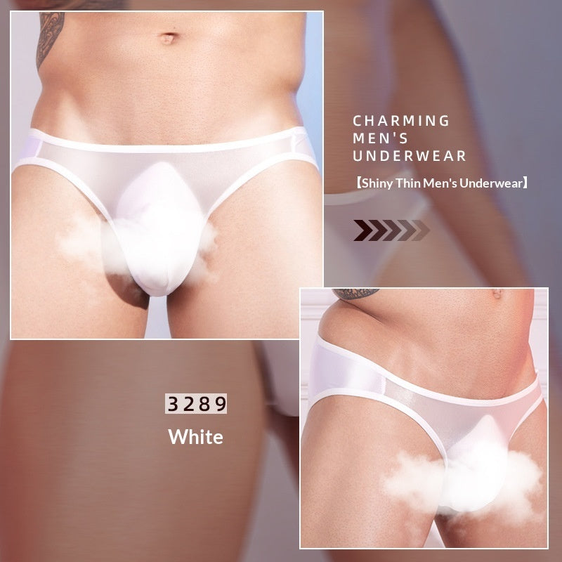 Silky Glossy Ultra-thin Sexy Low-rise Thong For A Sizzling Seductive Look