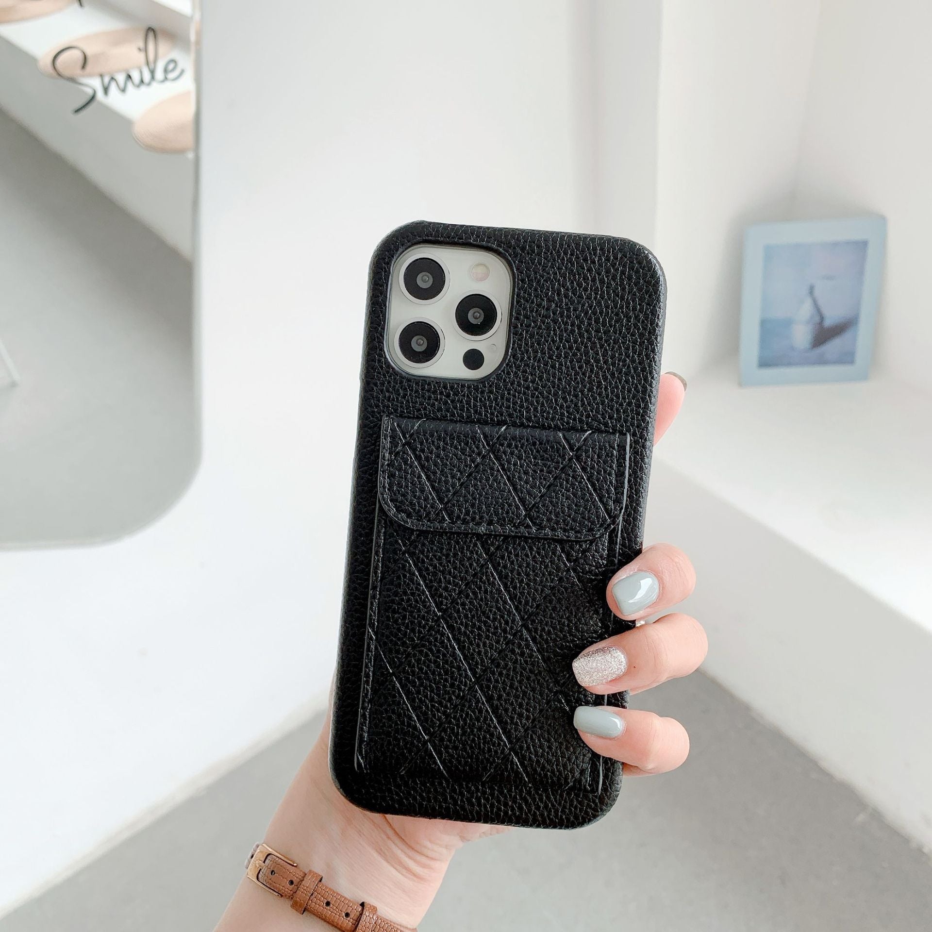 Funda para teléfono móvil con tarjetero de la marca Tide