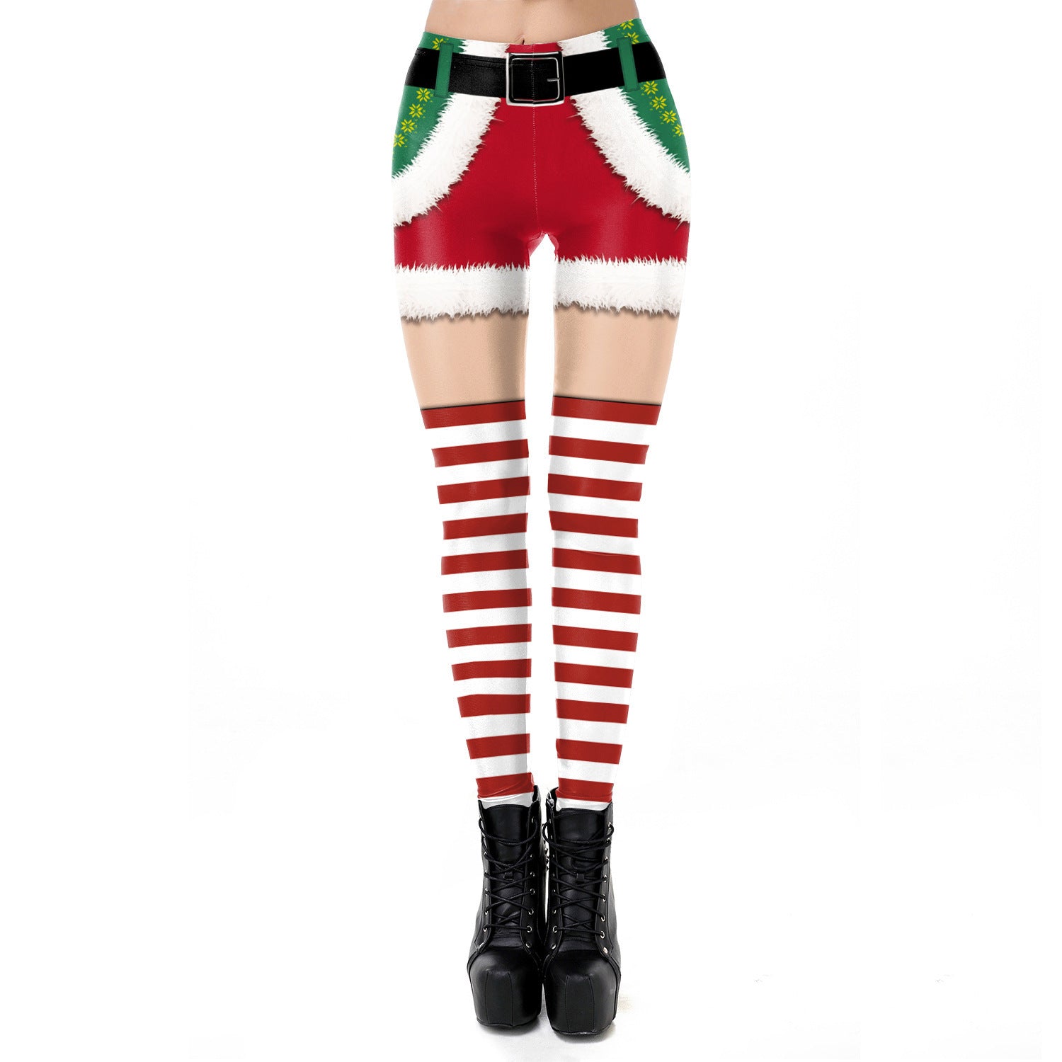 Leggings ajustados con estampado digital 3D sexy