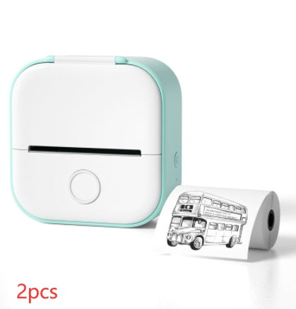Mini impresora térmica portátil de etiquetas, impresora de fotos para el hogar, impresora de preguntas incorrectas para estudiantes, mini impresora de etiquetas compatible con Bluetooth, etiqueta de precio