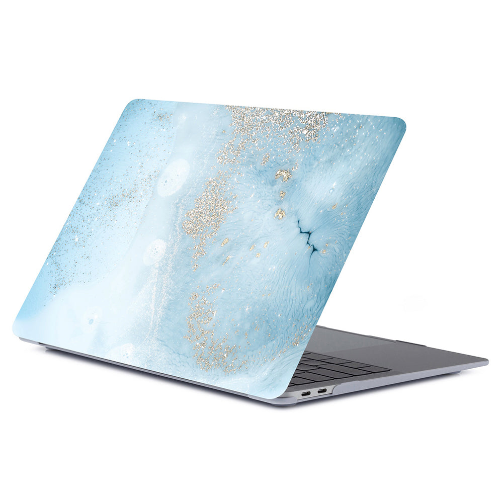 Funda protectora para portátil con acabado jaspeado y esmerilado