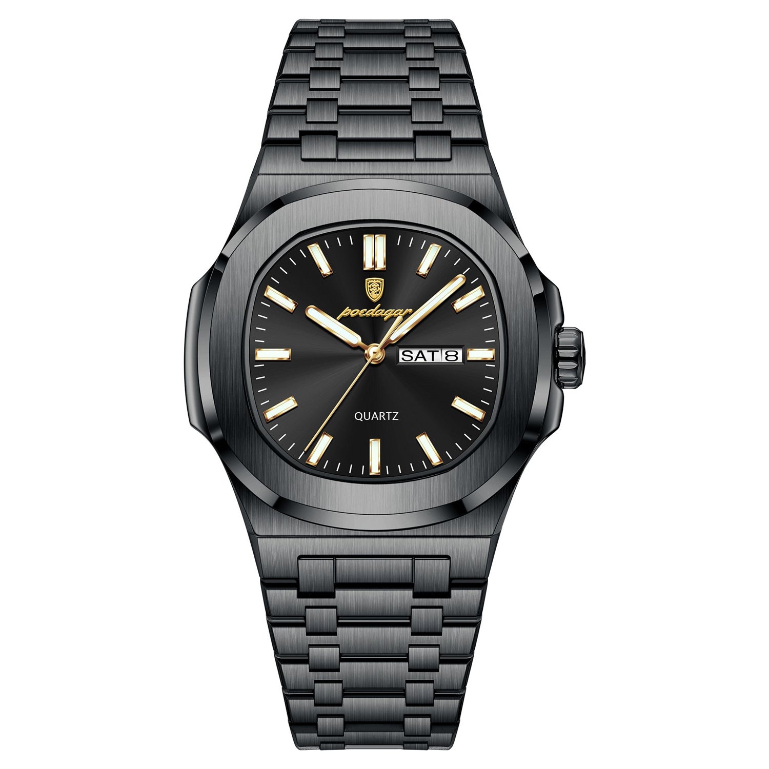 Reloj automático para hombre, resistente al agua y luminoso.