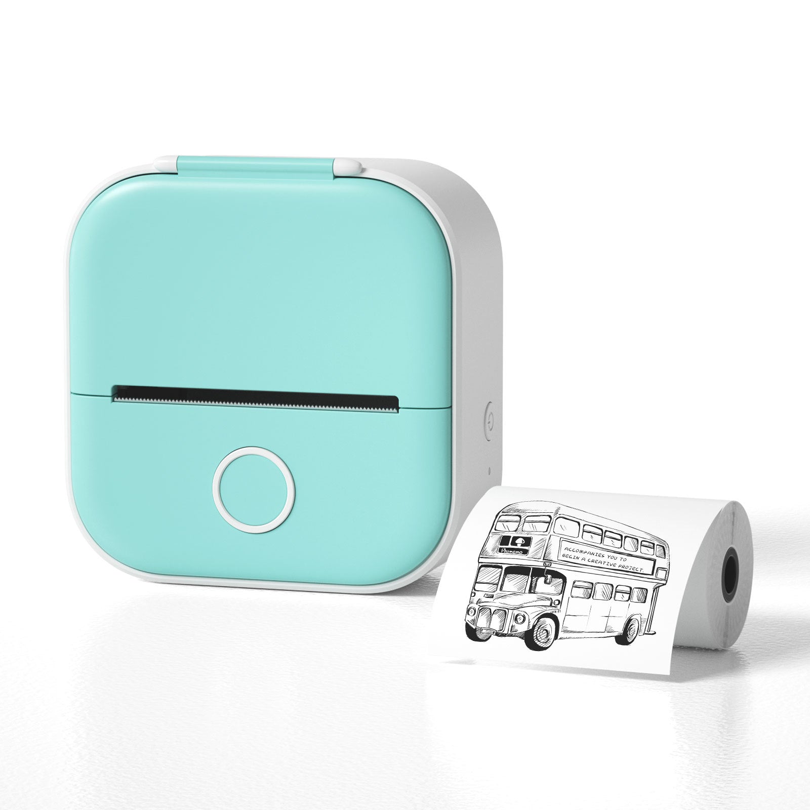 Mini impresora térmica portátil de etiquetas, impresora de fotos para el hogar, impresora de preguntas incorrectas para estudiantes, mini impresora de etiquetas compatible con Bluetooth, etiqueta de precio