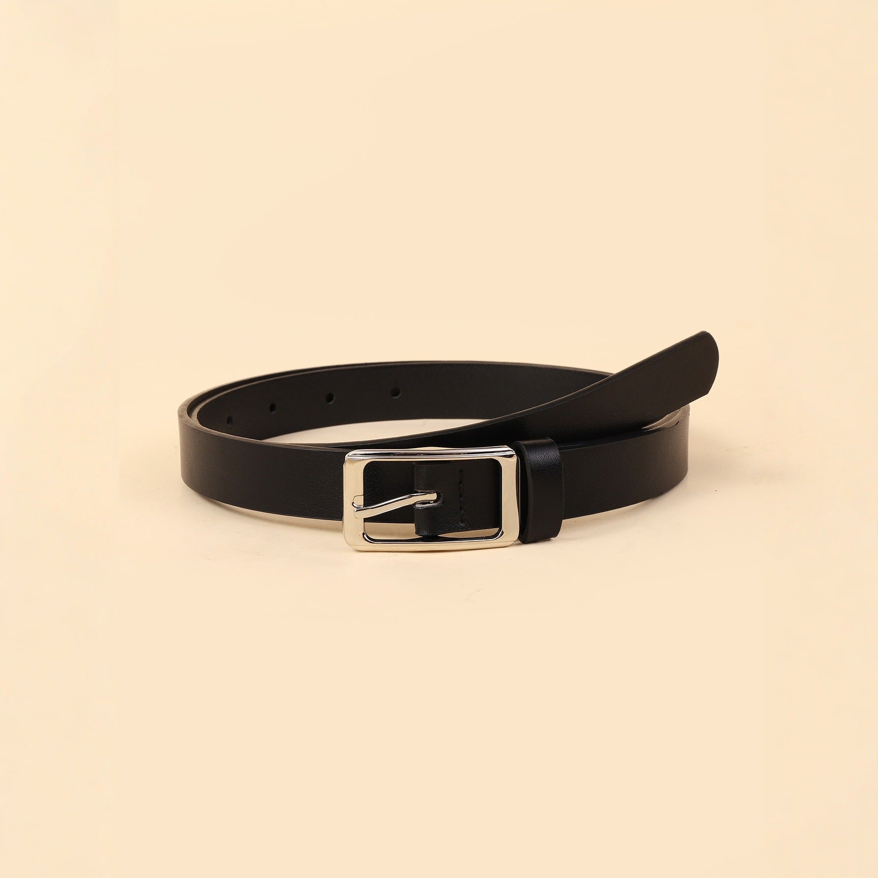 Cinturón de aleación minimalista de moda con hebilla versátil