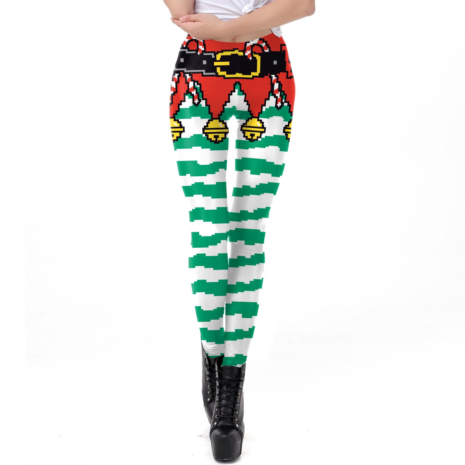 Leggings ajustados con estampado digital 3D sexy