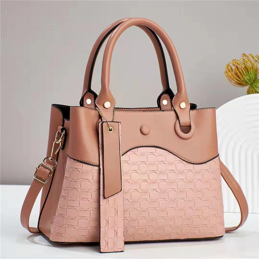 Amplio bolso bandolera para mujer en un elegante estilo coreano.