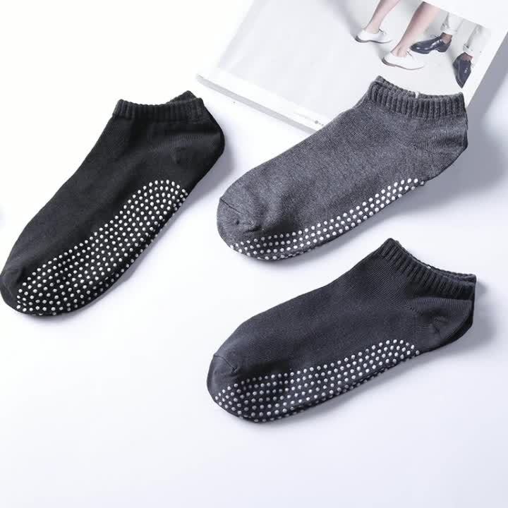 Calcetines de yoga invisibles y antideslizantes para hombre