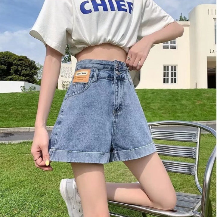 Pantalones cortos adelgazantes sueltos de verano para mujer