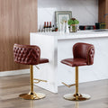Taburetes de bar giratorios de altura ajustable de AA Furniture, modernos taburetes tapizados en PU