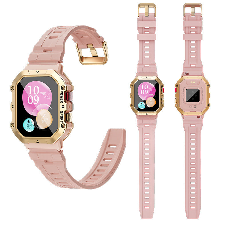 Reloj inteligente con podómetro y pulsera de actividad física W-1