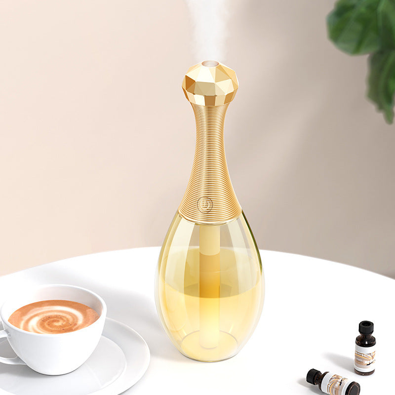 Mini humidificador USB portátil y silencioso con botella de perfume