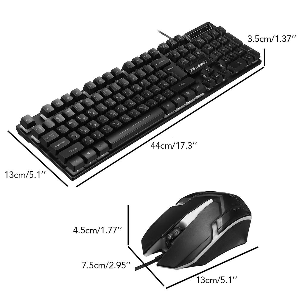 Conjunto de teclado y ratón