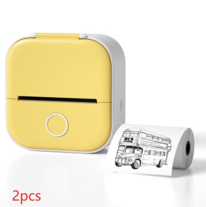 Mini impresora térmica portátil de etiquetas, impresora de fotos para el hogar, impresora de preguntas incorrectas para estudiantes, mini impresora de etiquetas compatible con Bluetooth, etiqueta de precio