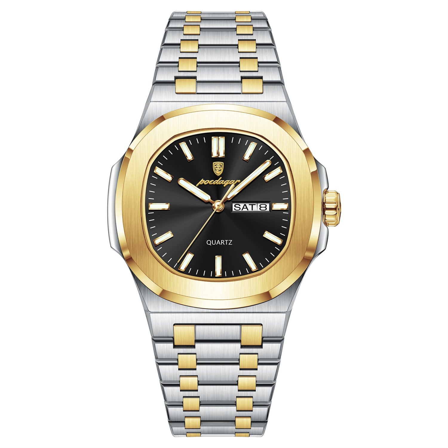Reloj automático para hombre, resistente al agua y luminoso.