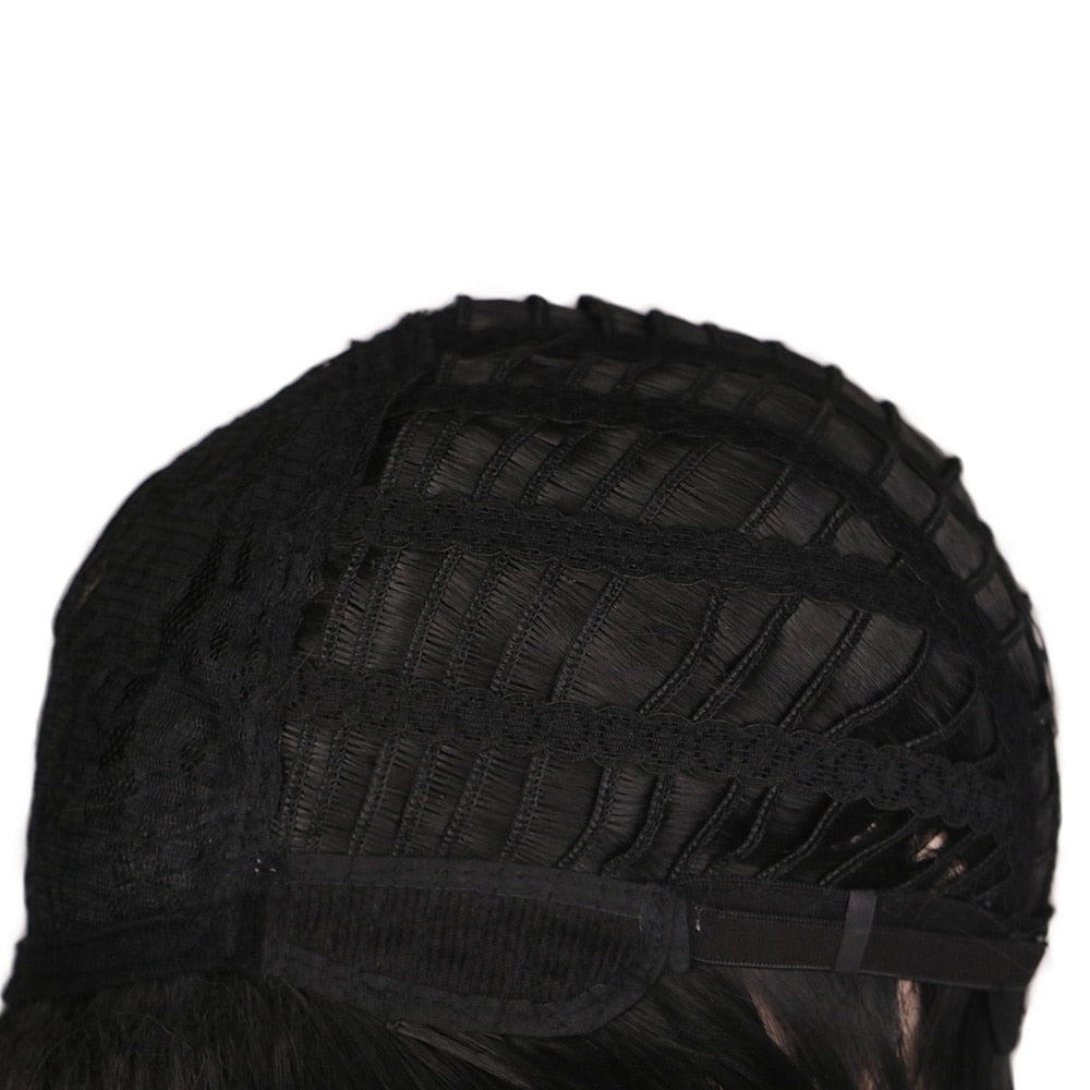 Pelucas cortas mixtas de rubio y marrón, pelucas de cabello natural, peluca de cabello resistente al calor 