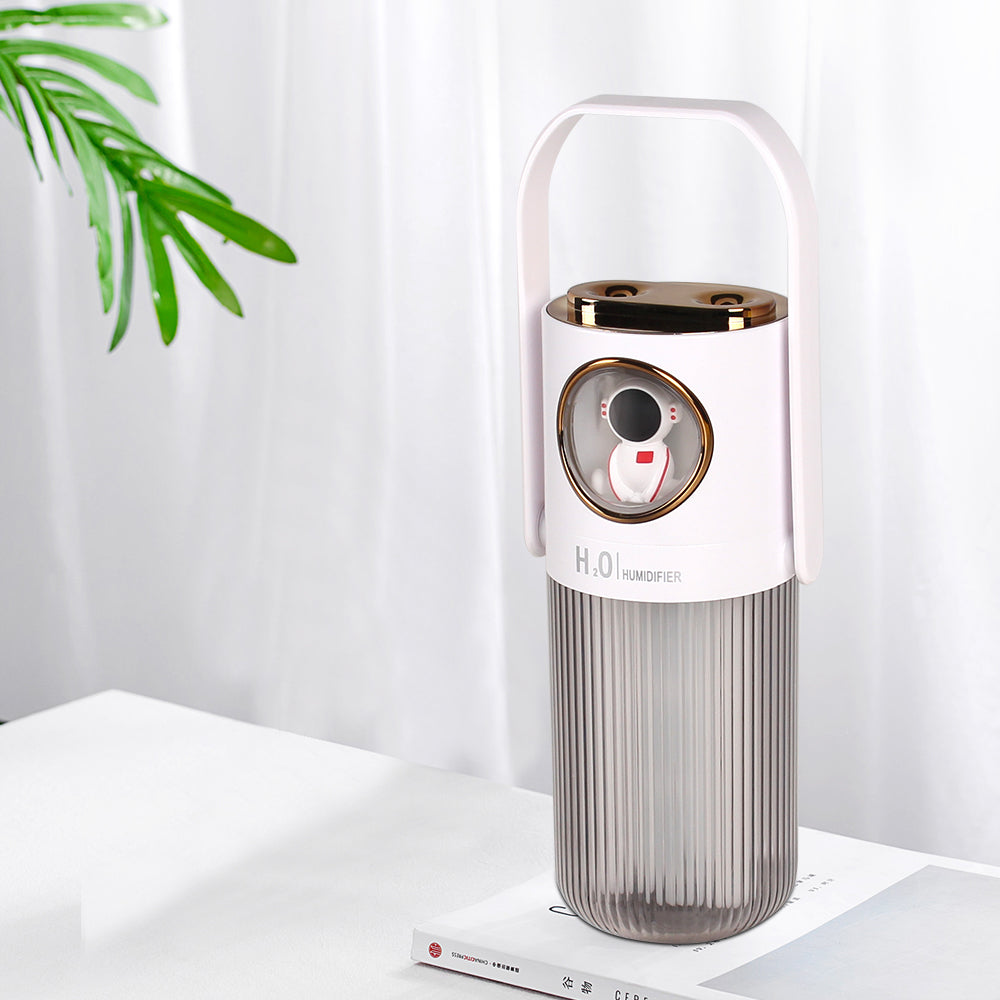 Humidificador HOMEFISH de 300 ml y 2000 mAh con batería para dormitorio.