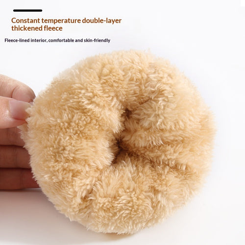 Guantes navideños de doble capa para pantalla táctil, tejidos para mayor calidez en exteriores e invierno.