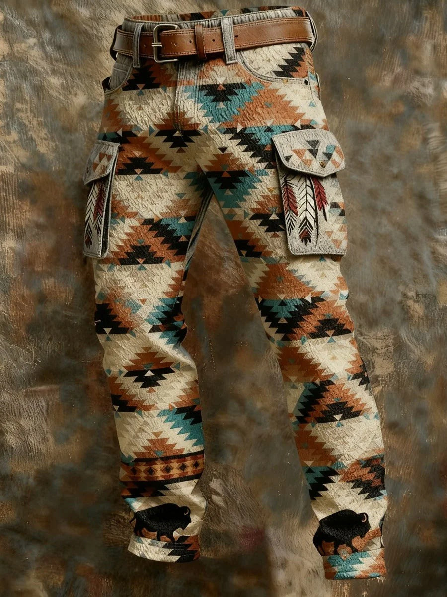 Retro Work Pants For Men In The Punk Style Inspired By Europe And America
