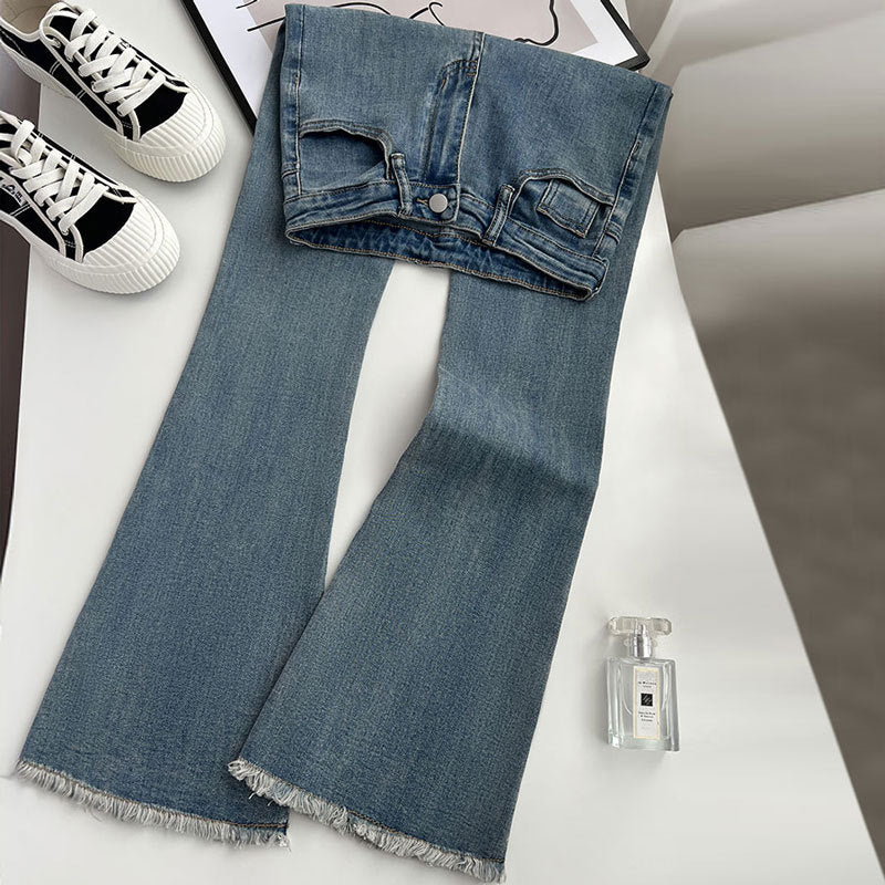 Fashionable Personalized Retro Skinny Jeans For Women