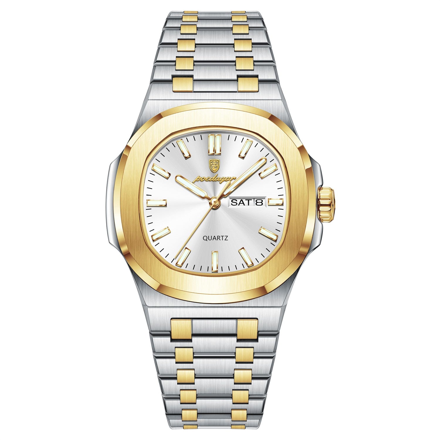 Reloj automático para hombre, resistente al agua y luminoso.