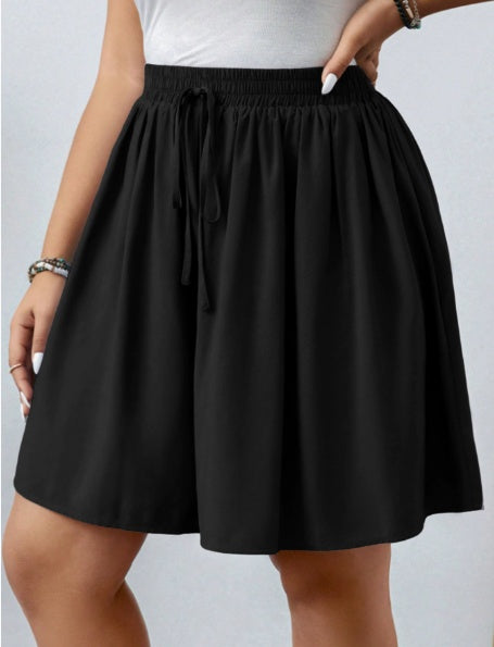 Women's Solid Color Fashion All-Match Shorts