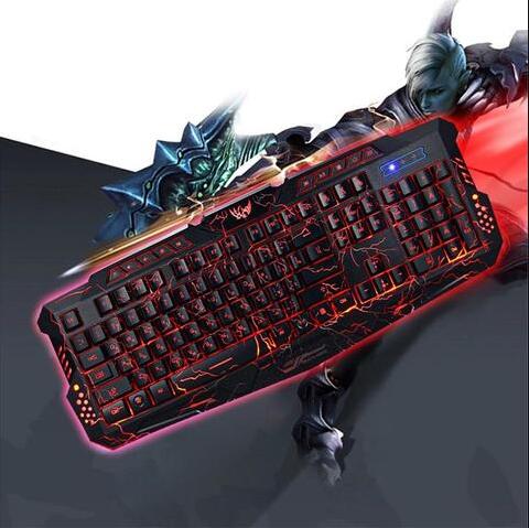 Teclado luminiscente