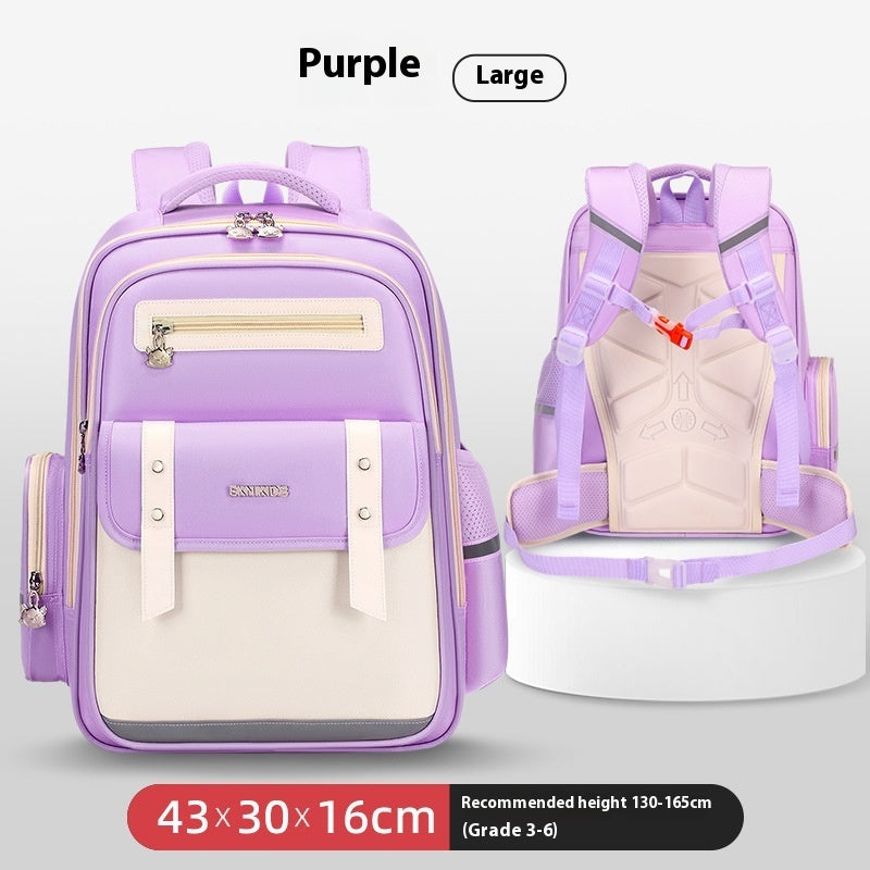 Mochila escolar de tela Oxford para niños de gran capacidad