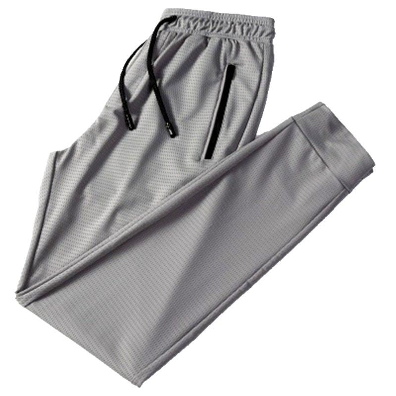 Pantalones deportivos casuales de seda de hielo para hombre