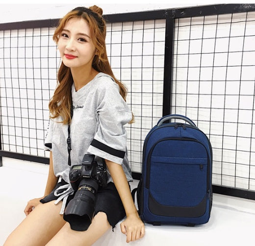Mochila impermeable personalizada para cámara y portátil, nueva. 