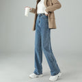 Jeans Women's Spring And Autumn High Waist Figure Flattering Mopping Pants