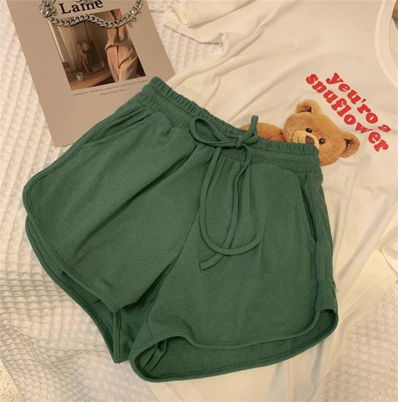 Pantalones de yoga para mujer, versátiles, de pierna ancha y con múltiples combinaciones, en colores lisos.
