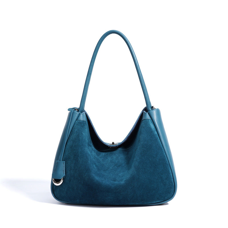 Bolso tote versátil de piel auténtica elaborado con piel de vacuno mate