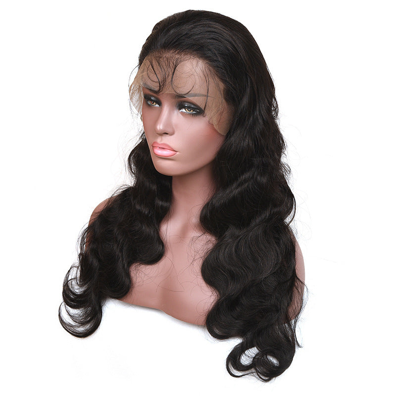 Pelucas de cabello humano ondulado con encaje 13x4