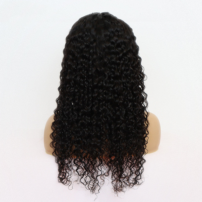 Pelucas de cabello humano con diadema y ondas al agua brasileñas