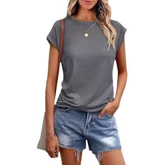 European And American Women's Summer Round-neck Vest