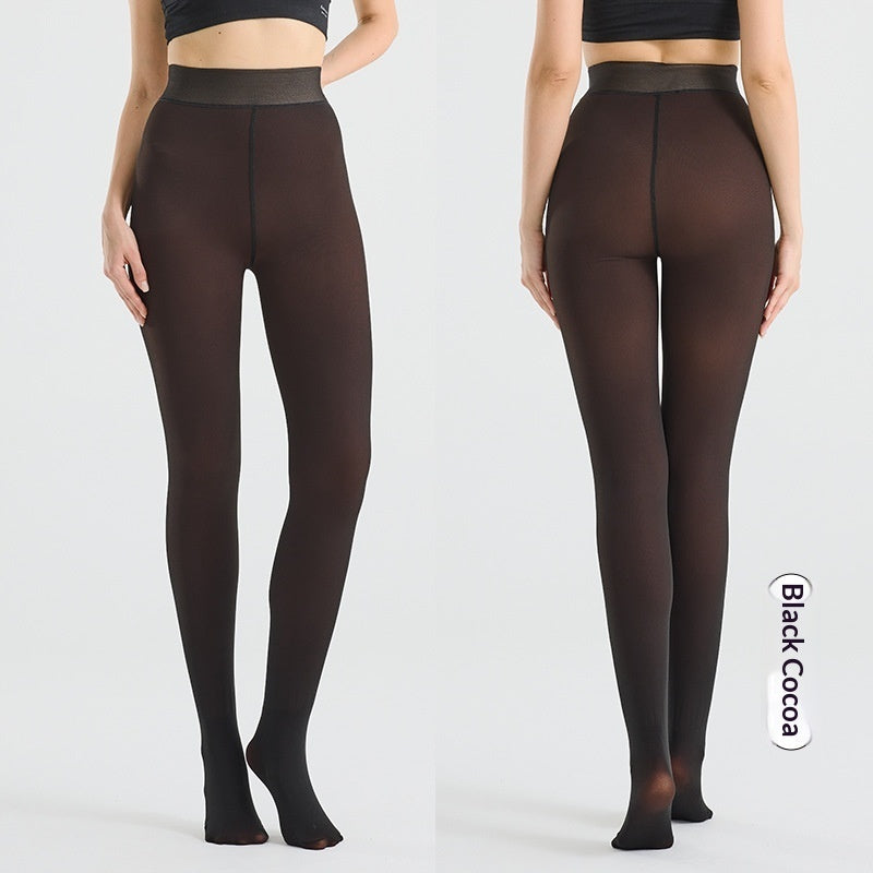 Leggings de alta calidad con transparencias, forro polar y extra gruesos.