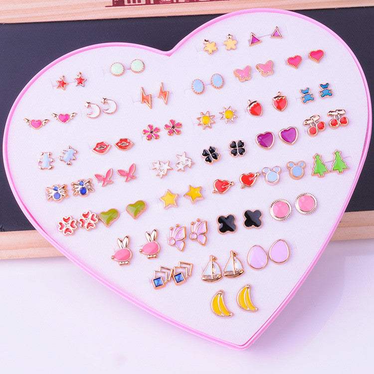 Conjunto de pendientes para niñas pequeñas - Niñas